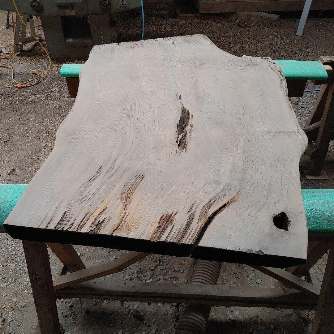 神代杉 一枚板 無垢材 天板 テーブル カウンター サンダー仕上げ W658